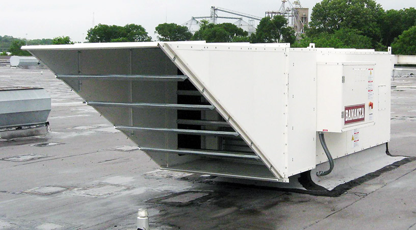 Direct Fired Rooftop Air Handler